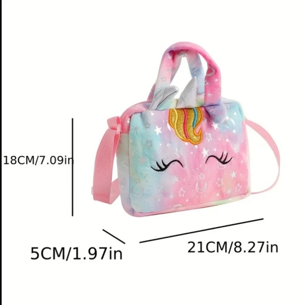 NEW Girls Unicorn Purse Bag - Picture 5 of 6